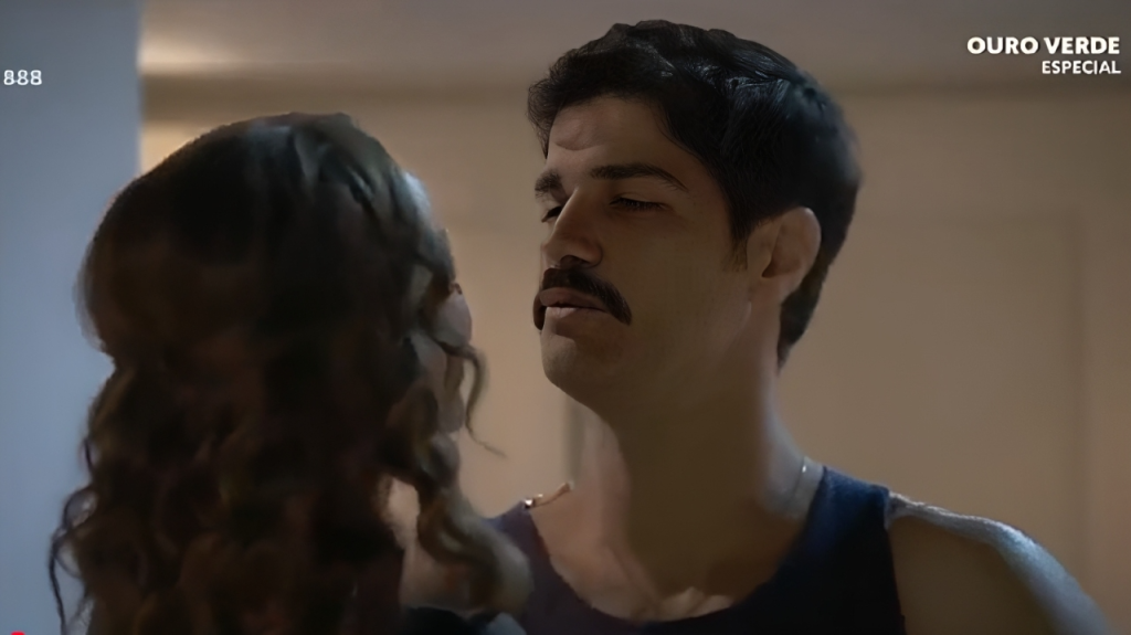 Versos de Augusto Branco em cena de novela